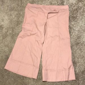 Pink pinstrip capris